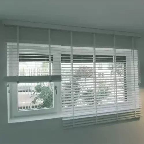 Venecianas de madera y aluminio