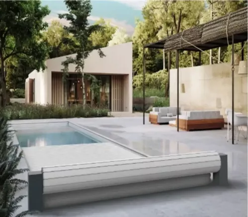 Protección para piscinas con cubiertas en Valladolid